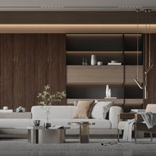 Load image into Gallery viewer, 3D wood wallpepar ( Dark ) 300 * 100 cm