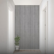 Load image into Gallery viewer, 3D Wood wallpaper ( Grey ) 300 * 100 CM