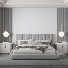 Load image into Gallery viewer, 3D Wood wallpaper ( Grey ) 300 * 100 CM