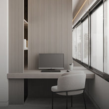 Load image into Gallery viewer, 3D Wood wallpaper ( Grey ) 300 * 100 CM