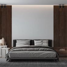 Load image into Gallery viewer, 3D wood wallpepar ( Dark ) 300 * 100 cm