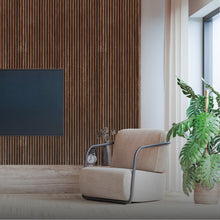 Load image into Gallery viewer, 3D wood wallpepar ( Dark ) 300 * 100 cm