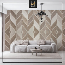 Load image into Gallery viewer, Fabric texture Pattern , wallpaper , wall mural
